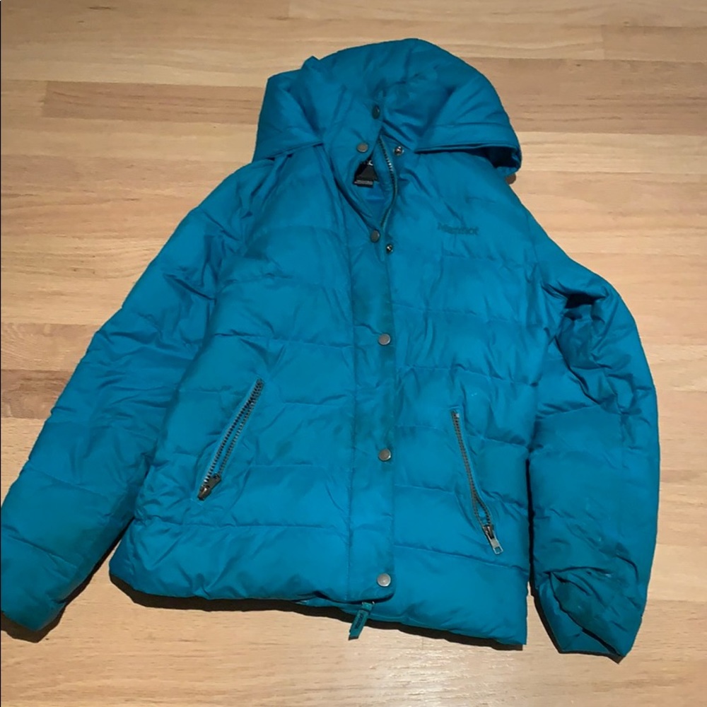 Mara mot ski jacket with removable faux fur trim